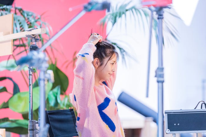 浜辺美波/メイキング(提供写真)