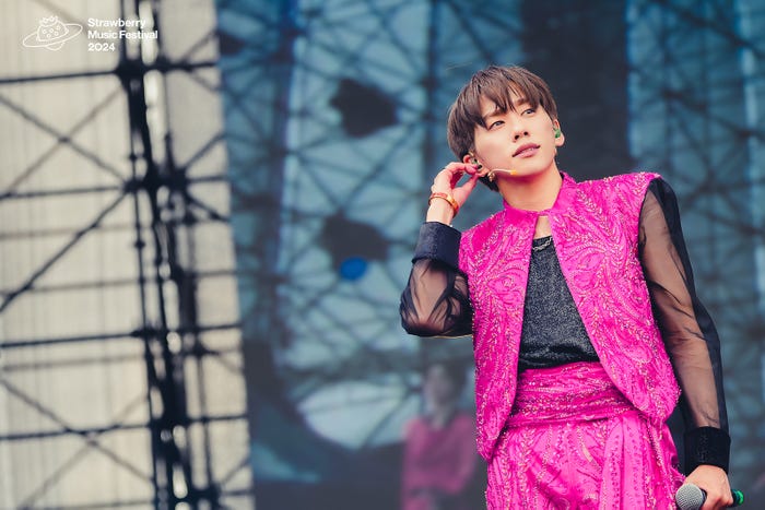 基俊介「Chengdu Strawberry Music Festival」出演の様子(C)TOBE Co., Ltd.