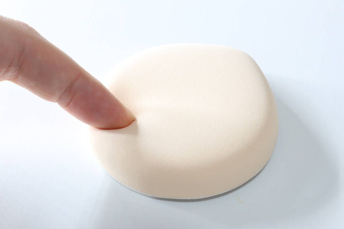 クッションファンデパフ　質感