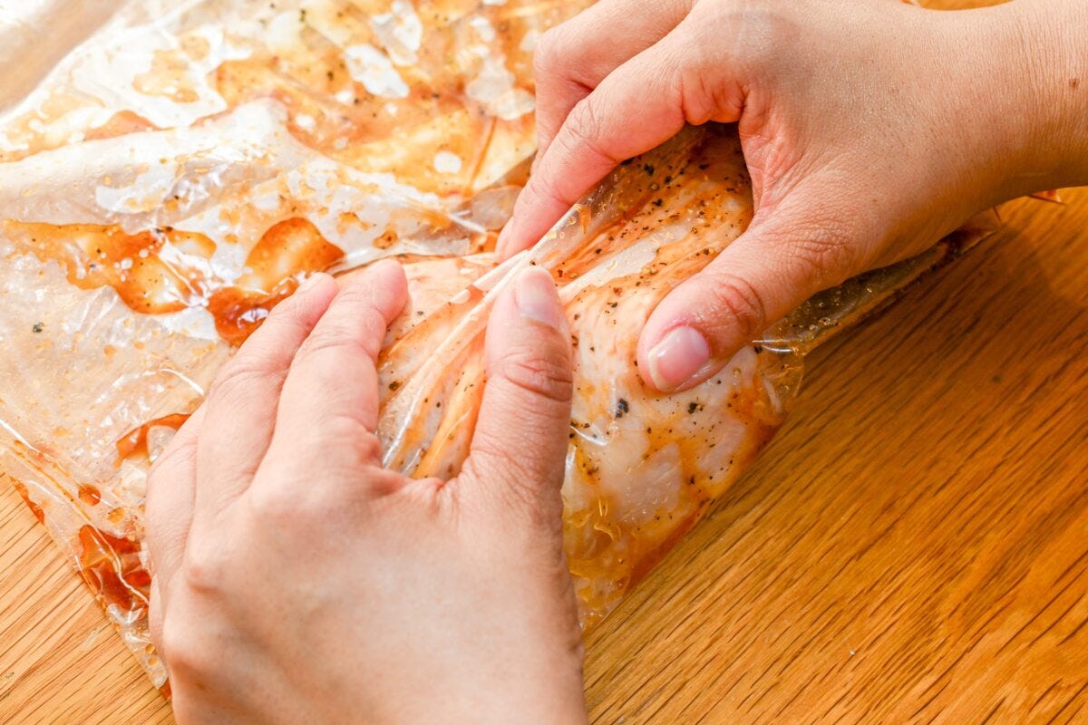 グリーンビーンズ　チキン