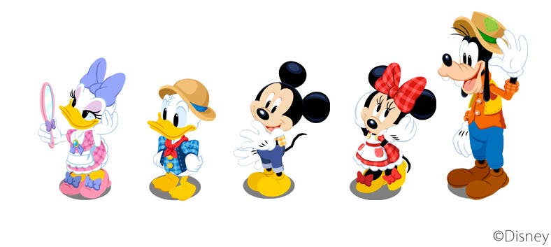 キュートなミッキー&フレンズが登場(C)Disney