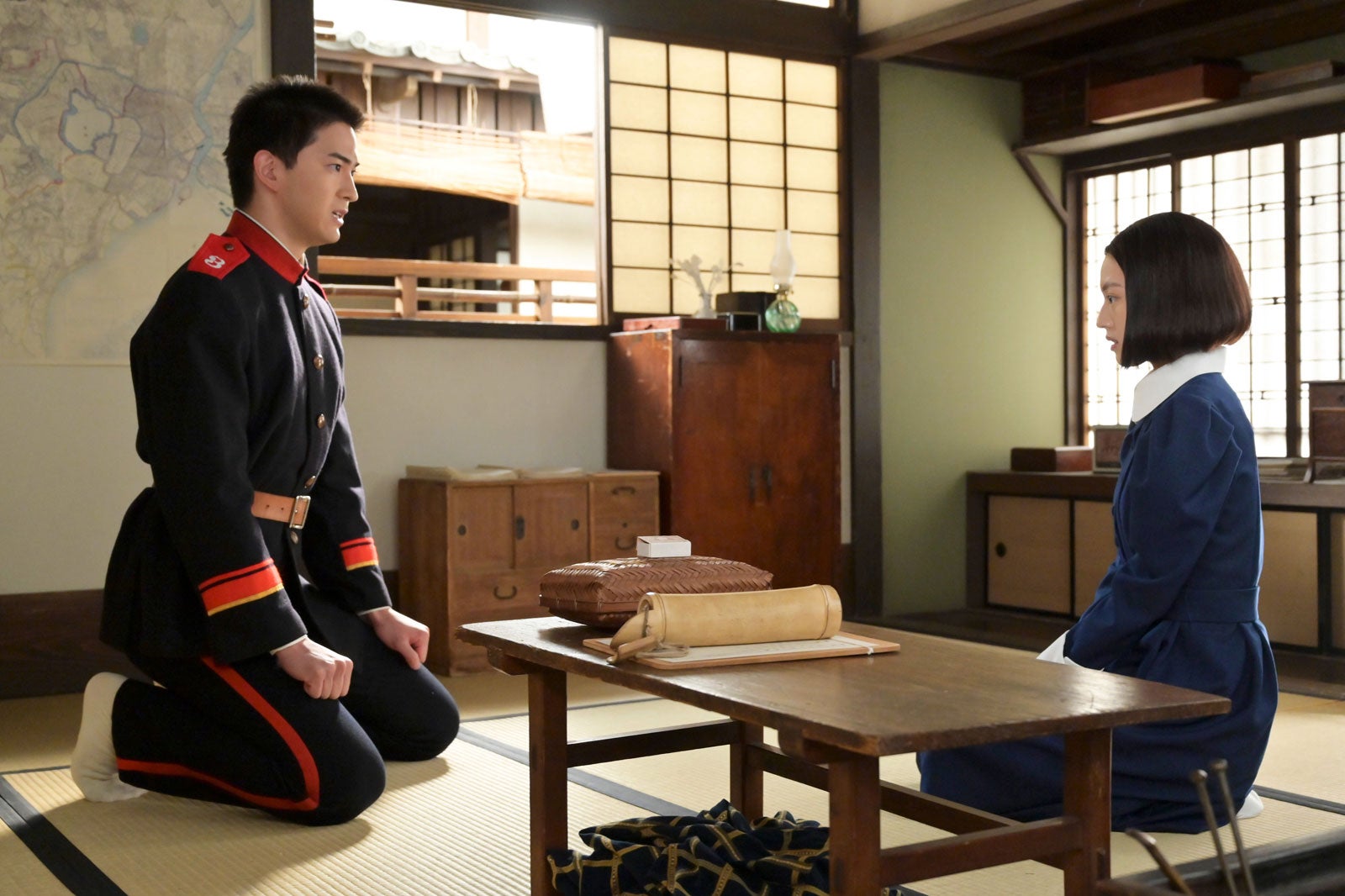 甲斐翔真、上坂樹里「風、薫る」第98話（C）NHK