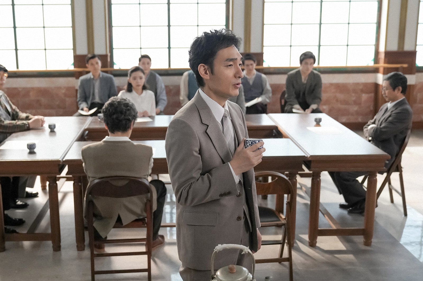 満腹満、陰山泰、趣里、草なぎ剛、野田晋市「ブギウギ」第37話（C）NHK