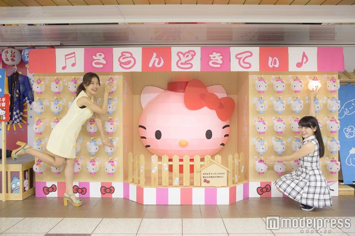 ハローキティ ぐでたまの夏祭り屋台が新宿駅をジャック 新宿 夏ぴゅーろ 開催 女子旅プレス