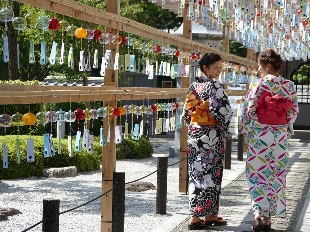 夏には女性に人気のある行事、風鈴まつりも開催／画像提供：宝徳寺
