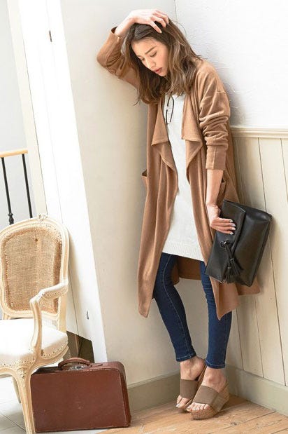 ドレープニットソーカーディガン「Re:EDIT by GALSTAR」2,798円(税込)/画像提供:Re:EDIT by GALSTAR