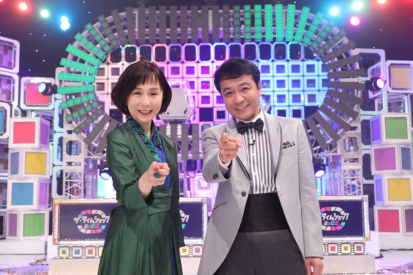 大下容子、中山秀征（C）テレビ朝日