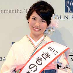 「きものクイーンコンテスト2013」グランプリに輝いた臼井千晶さん