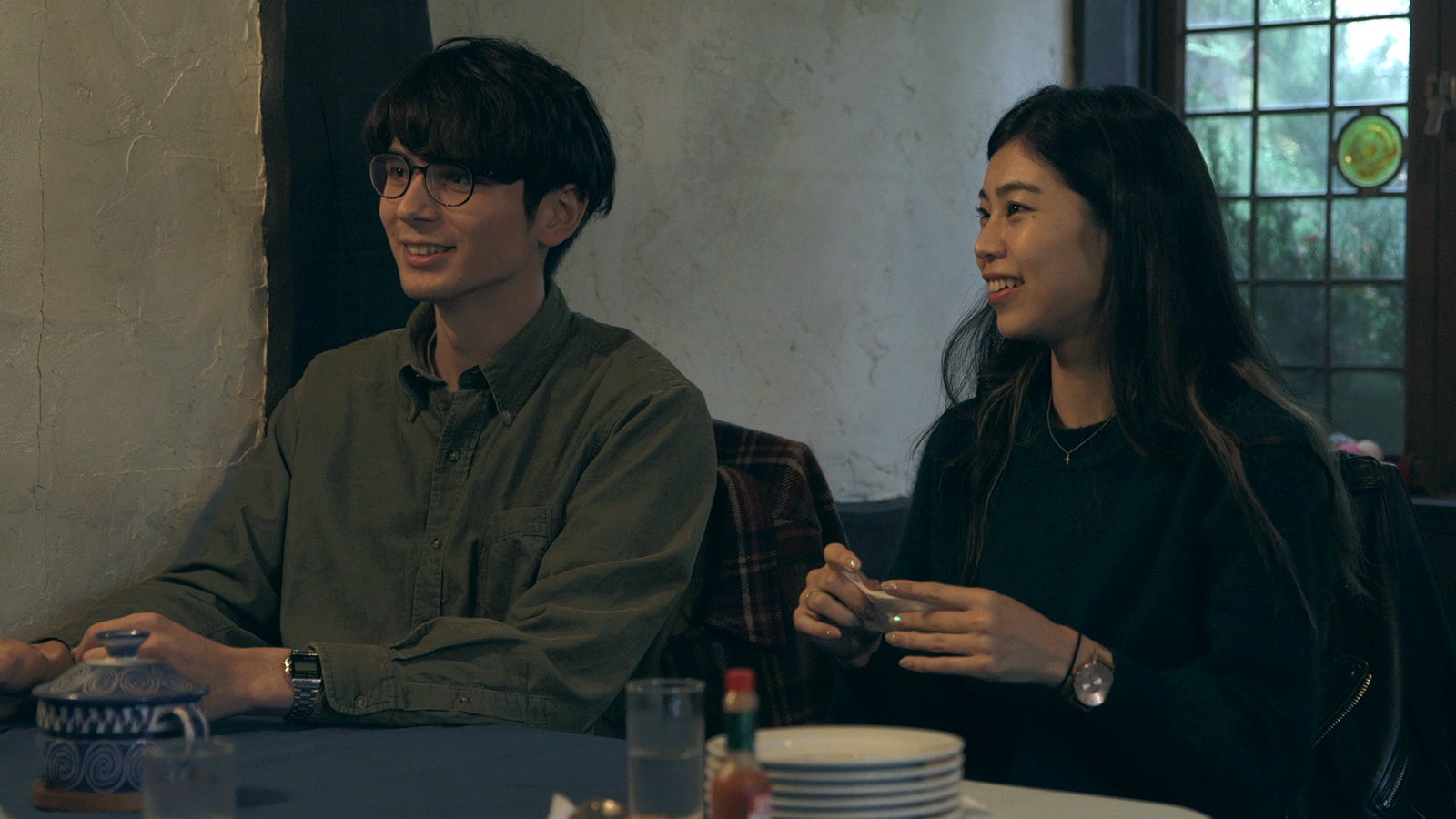 至恩、みずき「TERRACE HOUSE OPENING NEW DOORS」2nd WEEK（C）フジテレビ／イースト・エンタテインメント
