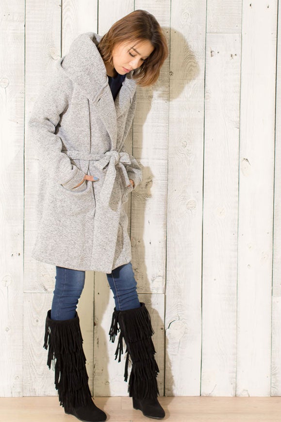 裏起毛ビックカラーガウン「Re:EDIT by GALSTAR」5,298円（税込）／画像提供：Re:EDIT by GALSTAR