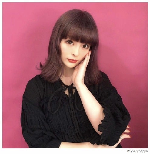 きゃりー、パープルヘアに イメチェンが「毎回可愛い」と話題