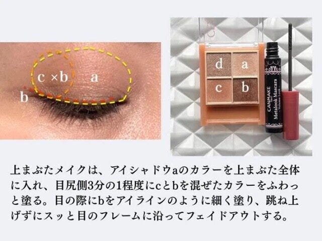 締め色アイシャドウで仕込む“見えないライン”