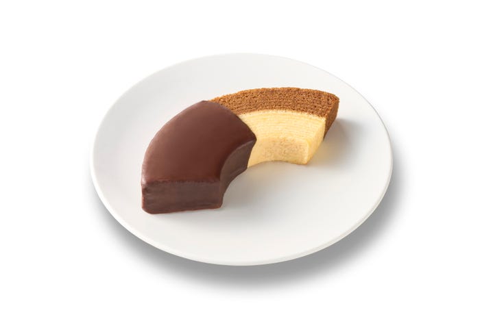 2層のショコラバウムクーヘン チョコ&プレーン(税込258円)/提供画像