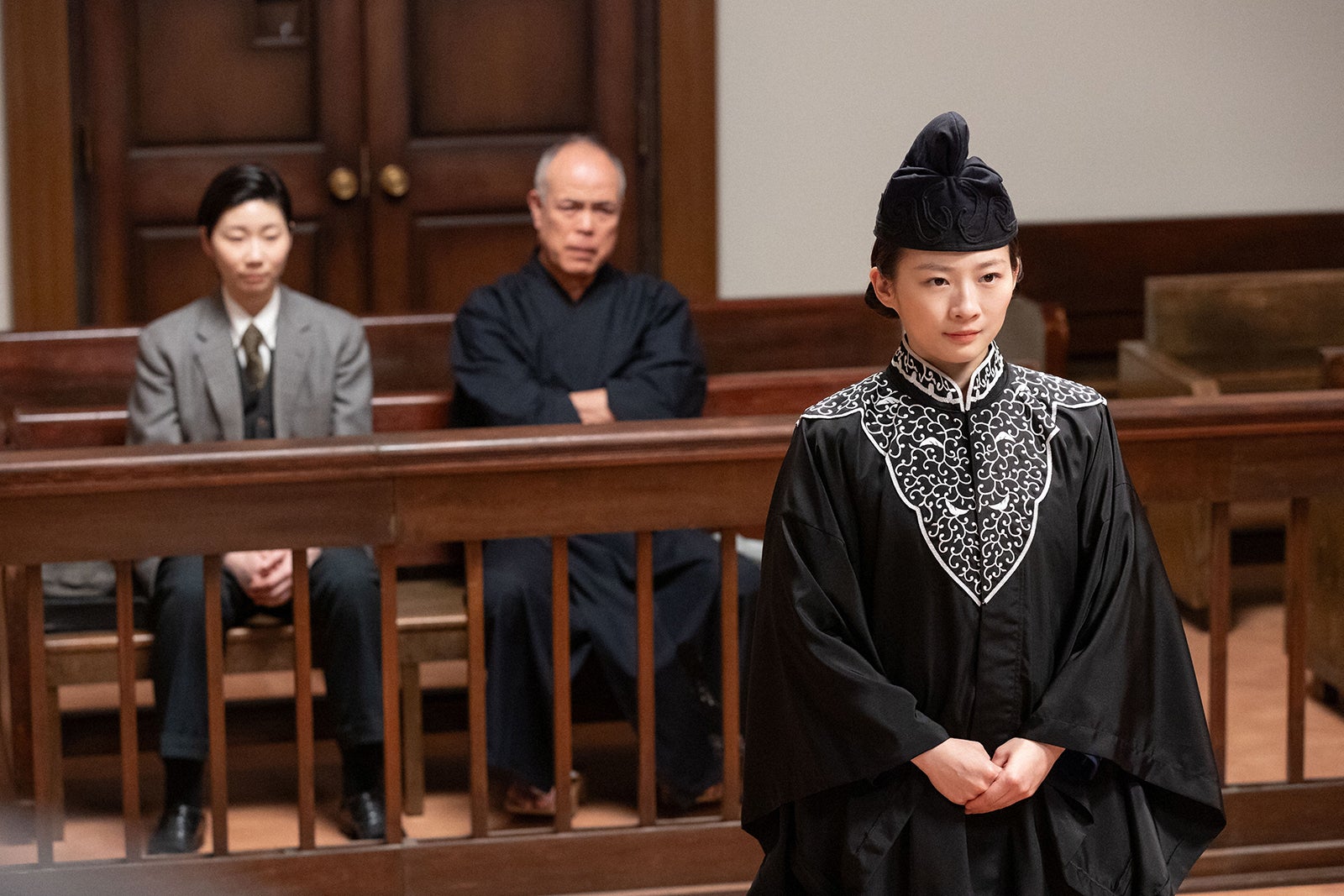 土居志央梨、田中要次、伊藤沙莉「虎に翼」第35話（C）NHK