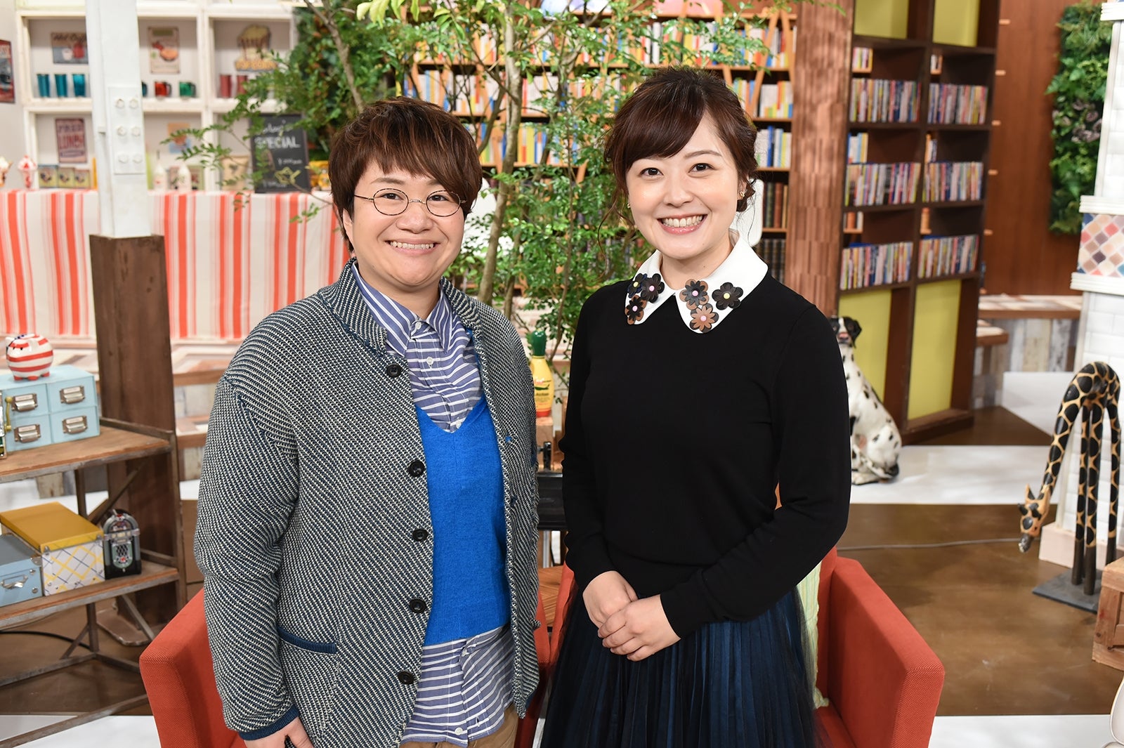 番組MC（左から）ハリセンボン・近藤春菜、水卜麻美アナウンサー （C）日本テレビ