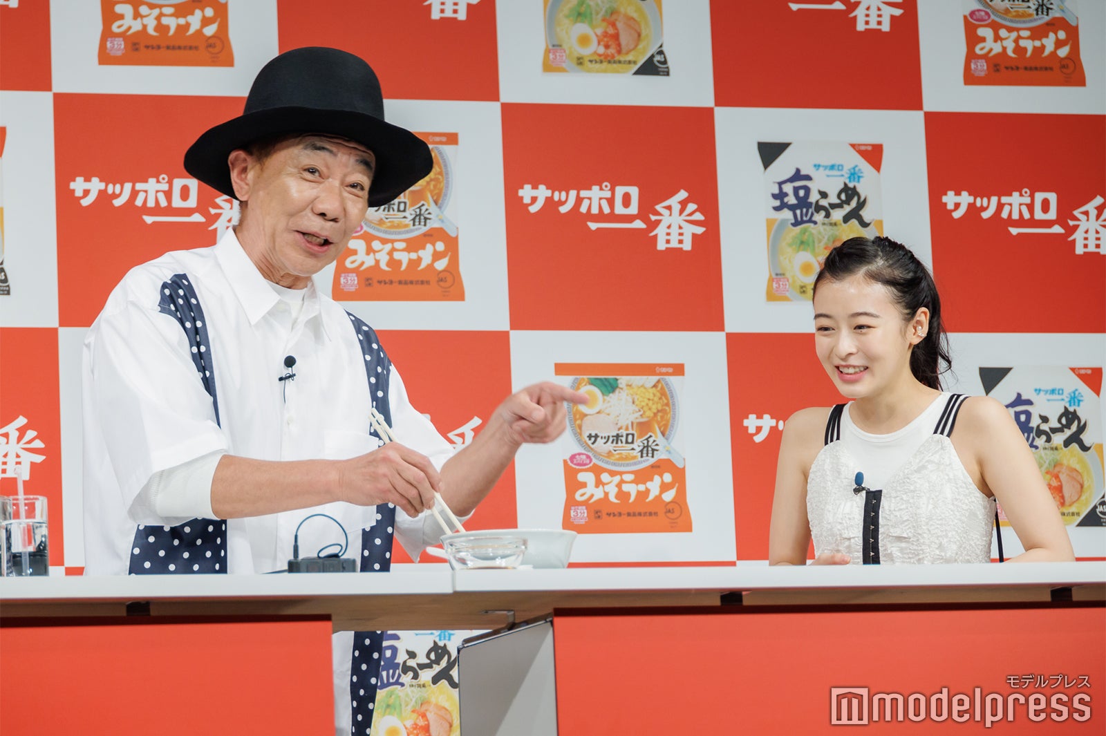 木梨憲武、森七菜（C）モデルプレス