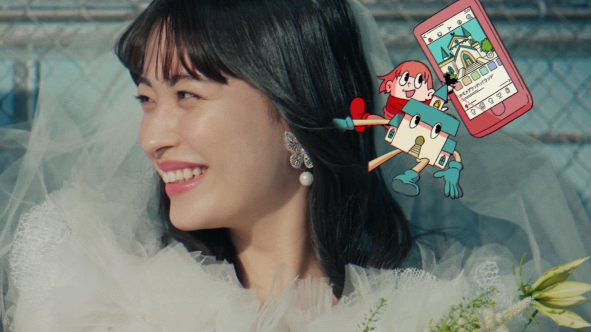 茅島みずき／新TVCMゼクシィアプリ「私も、ゼクシィです」式場探し篇（提供写真）