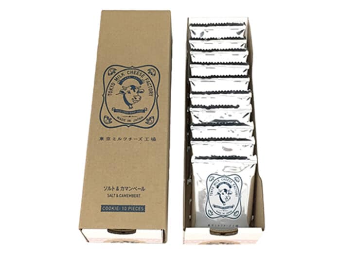東京ミルクチーズ工場「ソルト＆カマンベールクッキー」（10枚入、税込1080円）