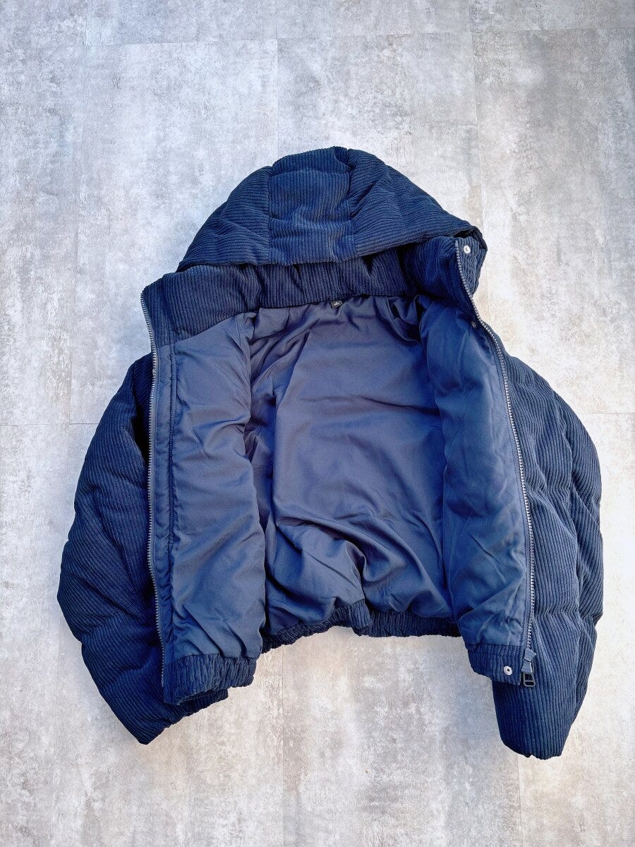 GUウォームパデッドコーデュロイブルゾン　2025モデル　裏地