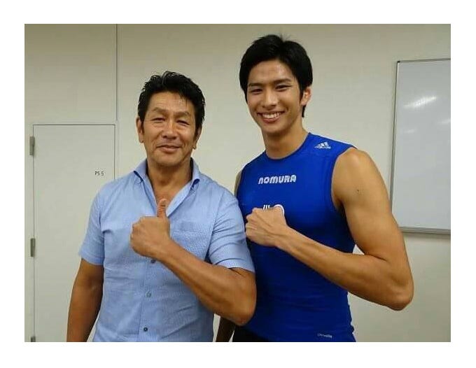 親子の野村将希&野村祐希/野村将希オフィシャルブログ(Ameba)より