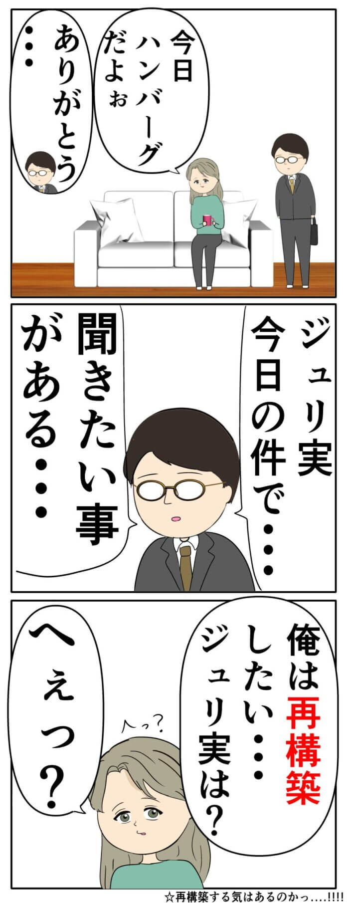 再構築をするために