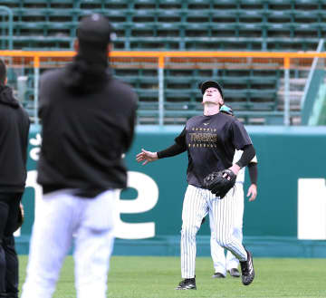 阪神・ディベイニー 全体練習前に甲子園早出特守 黒土グラウンドに好感触「沖縄よりだいぶいい」