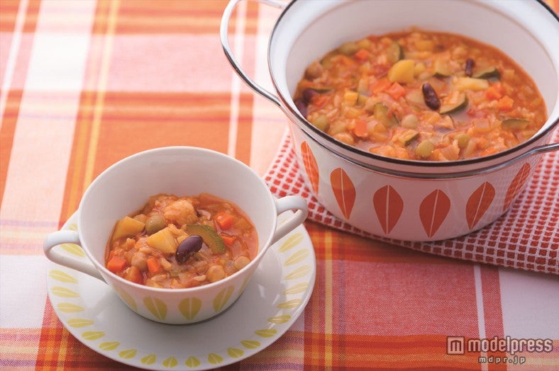 お野菜ザクザク☆ミネストローネ／「saita」4月号より（画像提供：セブン＆アイ出版）