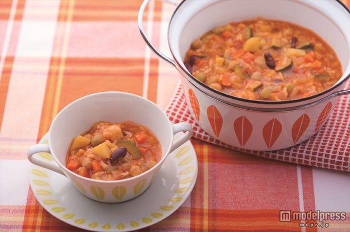 お野菜ザクザク☆ミネストローネ/「saita」4月号より(画像提供:セブン&アイ出版)