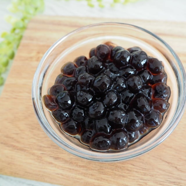 業務スーパー　冷凍タピオカの調理後