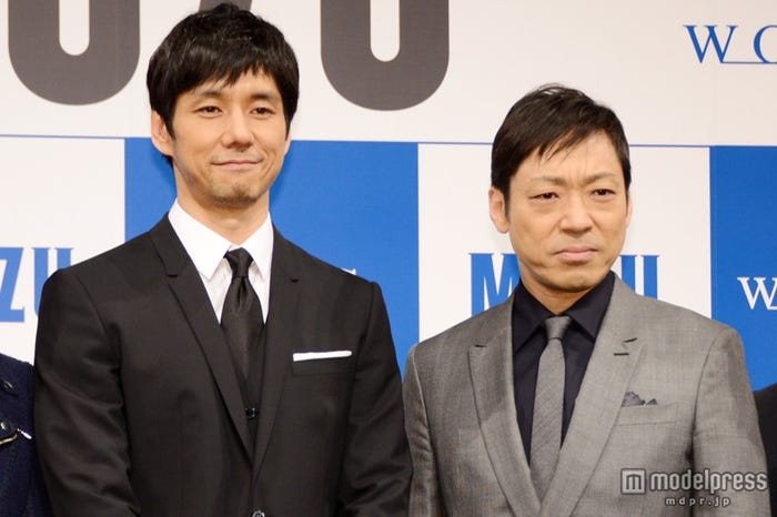 (左より)西島秀俊、香川照之