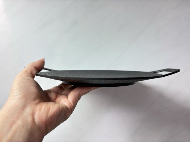 ダイソーのキャンプマルチグリドル（25cm）6