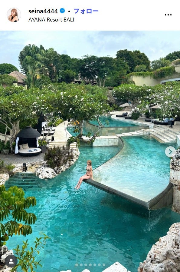 島袋聖南Instagramより