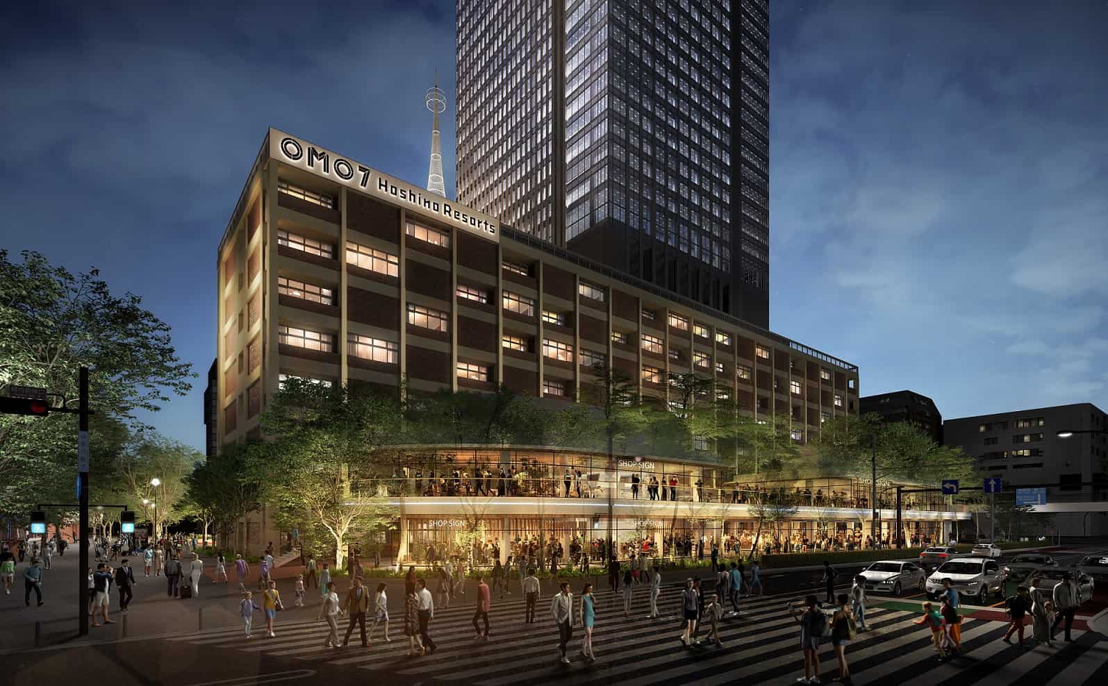 星野リゾートの都市観光ホテル「OMO7」横浜初進出、2026年開業へ
