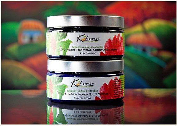 （上から）「トロピカルモイスチャースクラブ」と「ワイルドジンジャースクラブ」