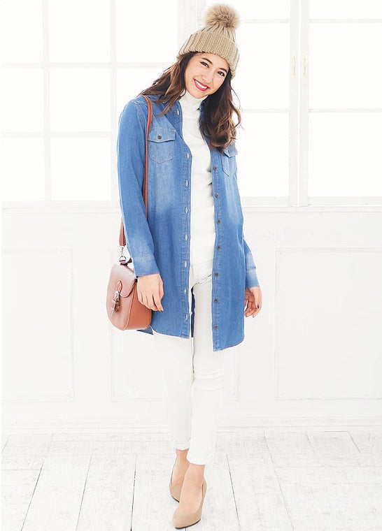 ふわふわリアルラビットファーポンポン付きリブニット帽「神戸レタス」1490円（税込）／画像提供：神戸レタス