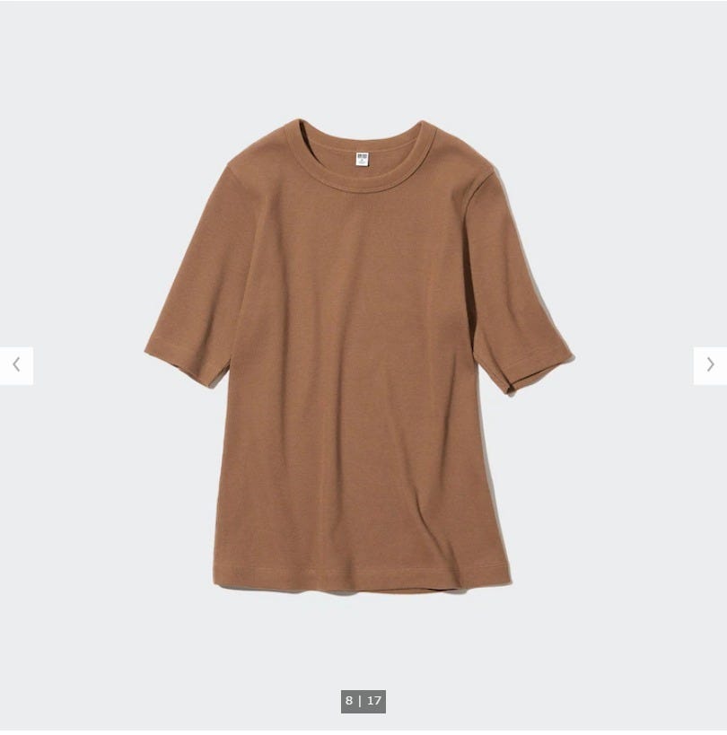 ユニクロ レディース 夏 人気トップス ユニクロ uniqlo レディース アイテム おすすめ オススメ トレンド 人気 コスパ 使える おしゃれ お洒落 オシャレ 2022 夏 トップス 人気 優秀 リブクルーネックT Tシャツ クルーネック リブTシャツ