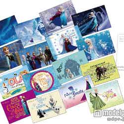 アナと雪の女王フレーム切手セット（特製ポストカード・16枚）／（C）Disney