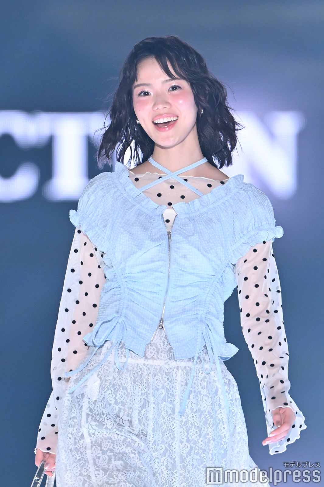 「ゴジュウジャー」二代目ヒロイン話題の志田こはく、ウェービーヘアが可愛い お茶目な表情にキュン【TGC2026 S/S】