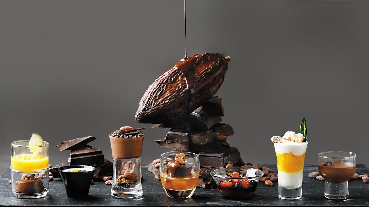 世界中のチョコレートを食べ比べ スイーツブッフェが繊細で美しい