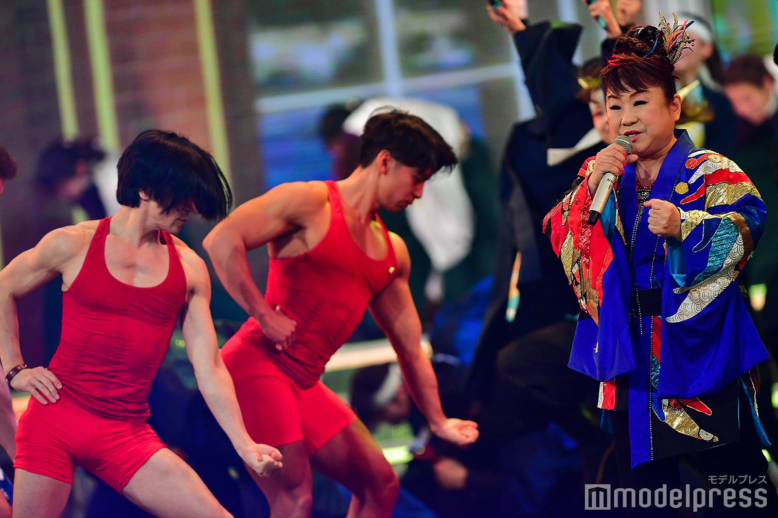 武田真治ら筋肉体操 （C）モデルプレス