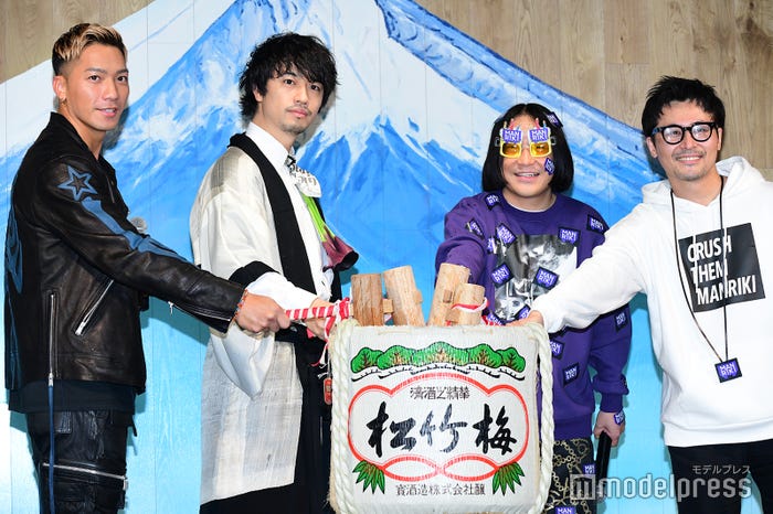 (左から)SWAY、斎藤工、永野、清水康彦監督(C)モデルプレス