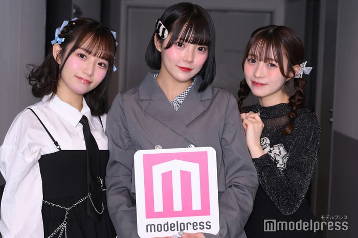 音井結衣/SWEET STEADY、福山梨乃/CANDY TUNE、梅田みゆ/CUTIE STREET(C)モデルプレス