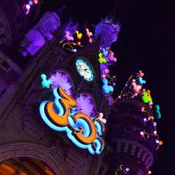 東京ディズニーランド「シンデレラ城」30周年仕様(夜)
