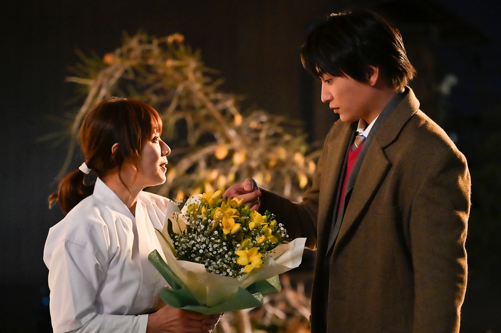 大塚寧々、金子大地「おっさんずラブ-リターンズ-」第1話（C）テレビ朝日