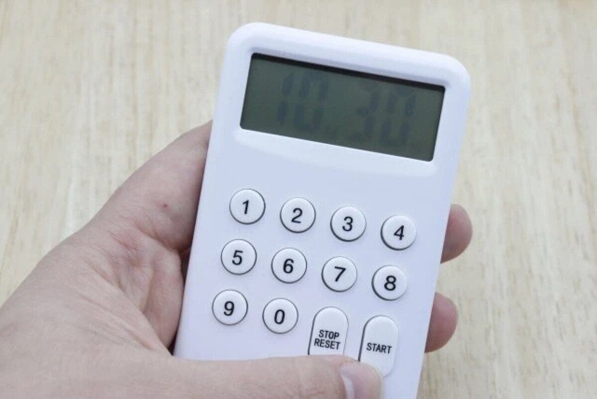 ダイソー　10キーキッチンタイマー　使用例