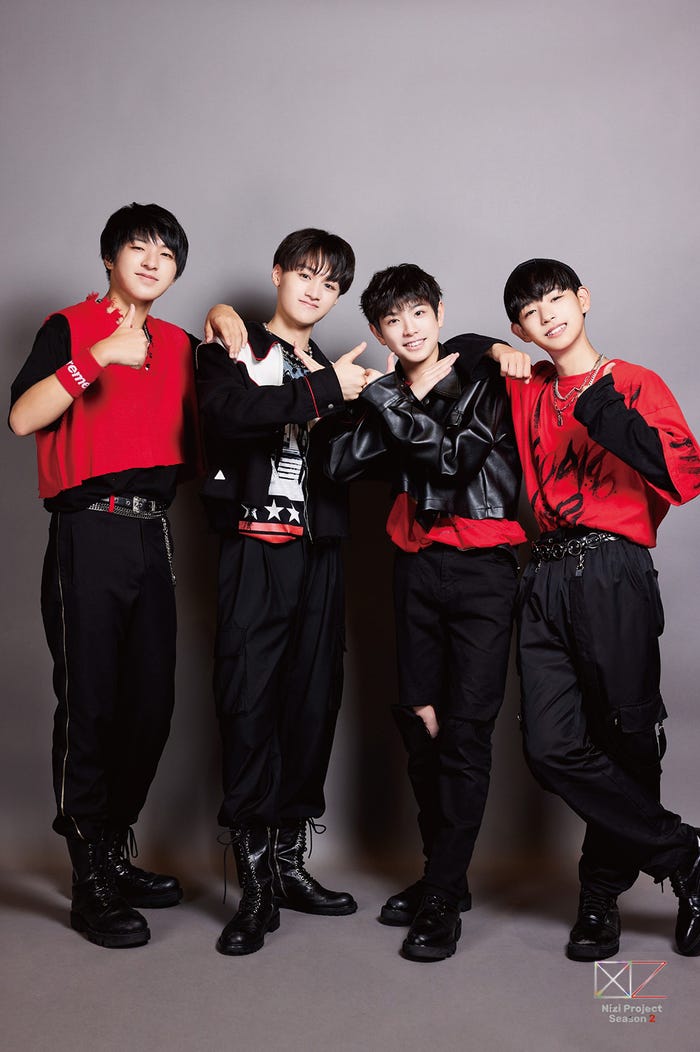 (左から)EIJI、SEAN、YUKI、YUKI、SHOKEI/EIJIチーム「Nizi Project Season 2 Global Boys Audition」(提供写真)