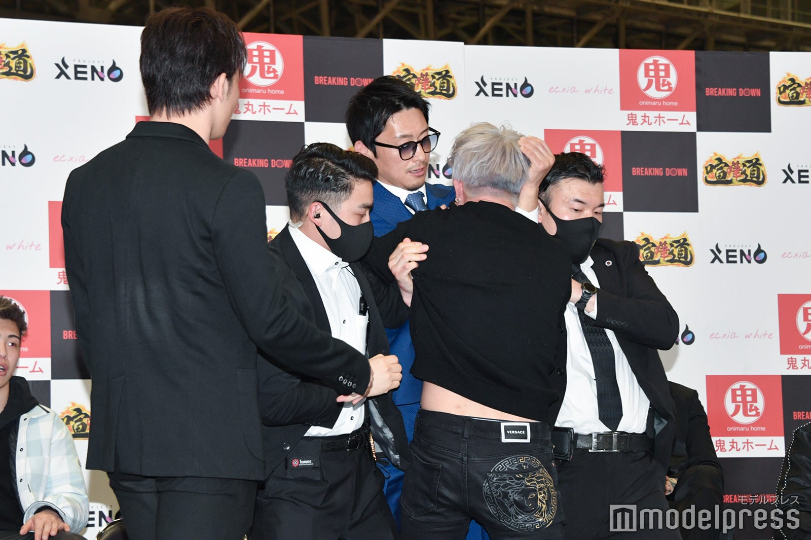 啓之輔＆ジョリーの乱闘「BreakingDown7」前日会見の模様 （C）モデルプレス