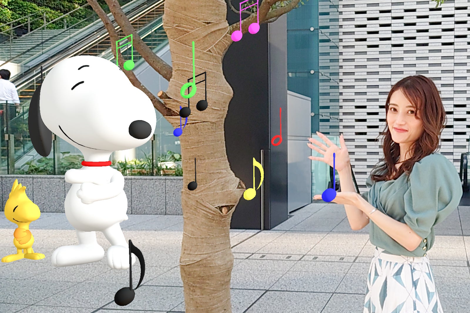 一緒に撮影することも（スマートフォンで撮影）