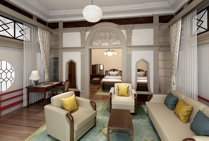 本館ヒストリックジュニアスイート／画像提供：富士屋ホテル