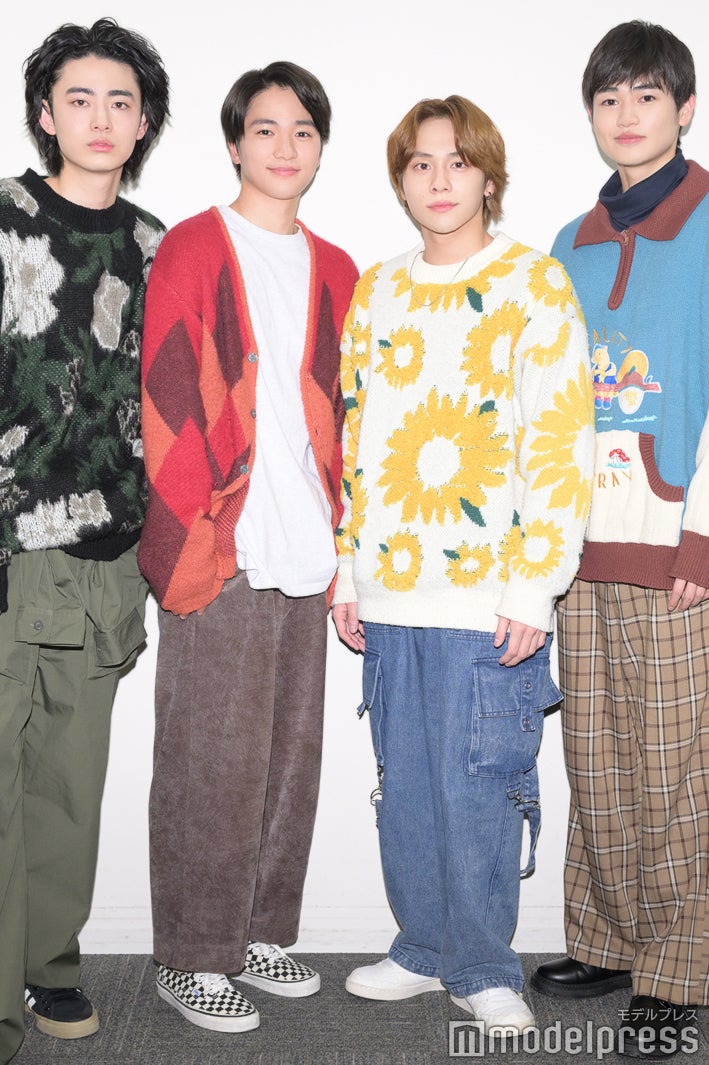 豊田裕大、木戸大聖、山下幸輝、西垣匠（C）モデルプレス